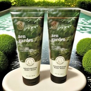 ZEN GARDEN MOISTURIZING BODY WASH AROMATHERAPY BATH AND BODY 2-PIECE SET